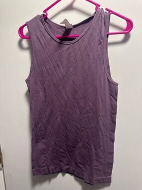 ZYIA Ribbed Tank Top - Plum